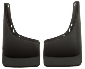 Chevrolet Silverado Mud Guards - Rear - Husky Liners - Custom-Molded, FormFit Design (w/o Flares) - Paintable Matte - `99-`06